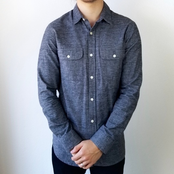 Forever 21 Other - FOREVER 21 Men's Blue Button Down Dress Shirt XS